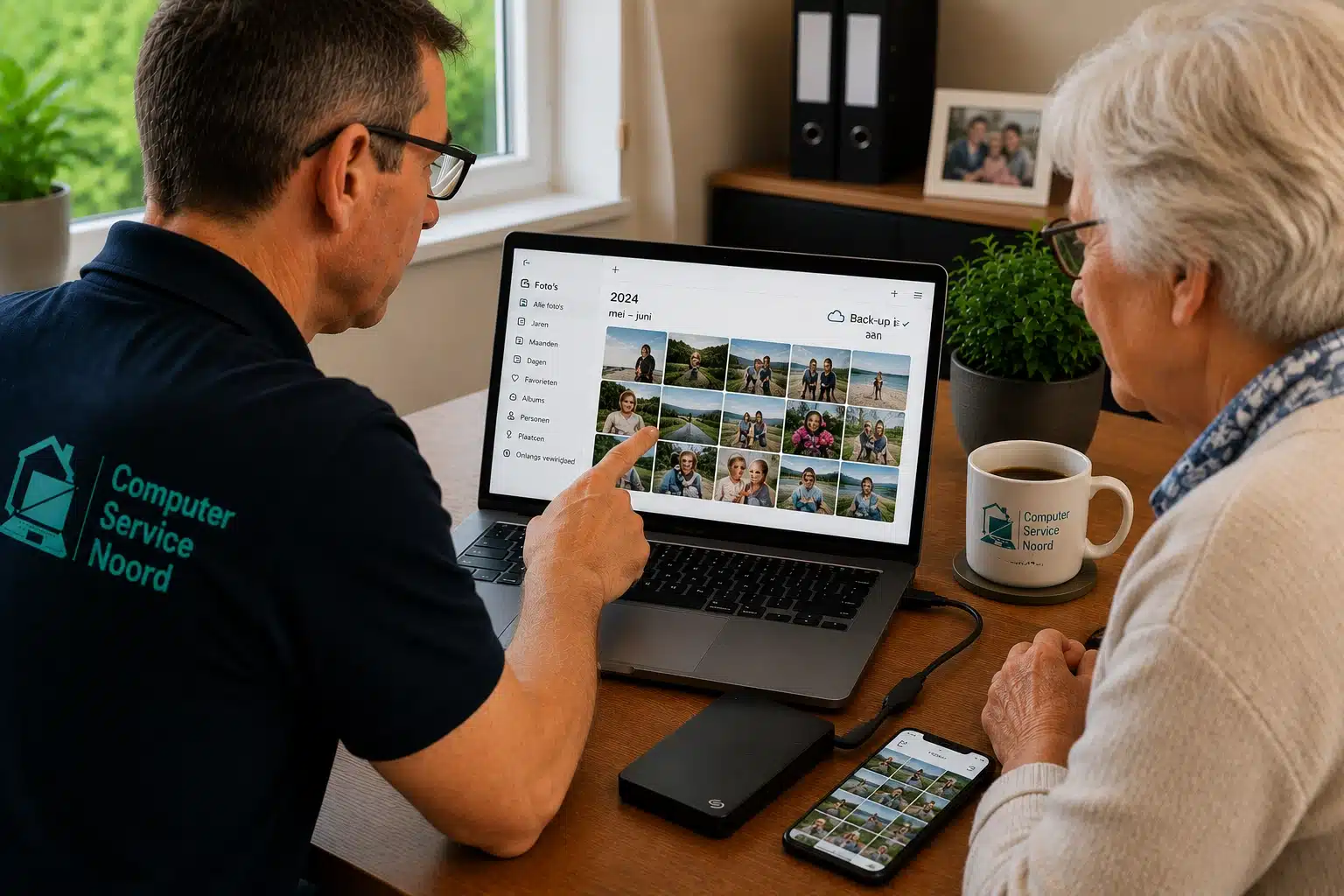 Foto's veilig bewaren met automatische back-up op computer en smartphone
