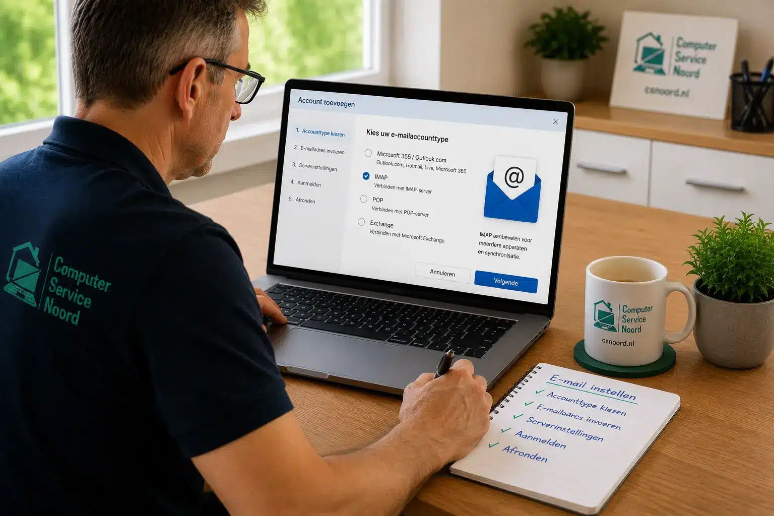 Outlook problemen oplossen op een laptop met hulp van Computer Service Noord