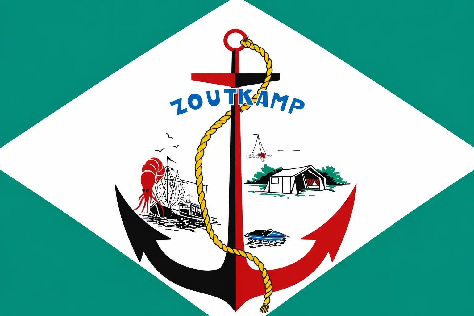 Vlag van Zoutkamp – Computer Service Noord biedt computerhulp in Zoutkamp